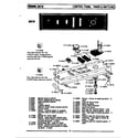 Maytag LA610 control panel,timer & switches (a810) (a810) (la810) diagram
