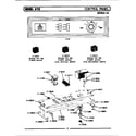 Maytag LA412 control panel (a112) (a112) (la112) diagram