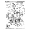 Maytag WU490 tub assembly & components diagram