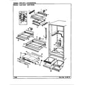 Maytag CDNT18V9A/CC48A shelves & accessories diagram