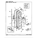 Magic Chef RC22LN-3AW/CS32A freezer door (rc22la-3aw/bs32e) (rc22la-3aw/cs32a) (rc22ln-3aw/bs31e) (rc22ln-3aw/cs31a) diagram