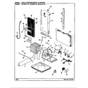 Magic Chef RC22LN-3A/BS11C unit compartment & system diagram