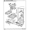 Maytag BNT23L8A/BL91A shelves & accessories diagram