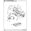 Maytag BNT23L8A/BL91A optional ice maker kit diagram