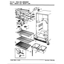 Magic Chef RB15KN-1AL/AG02B fresh food compartment diagram