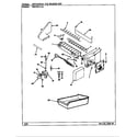 Magic Chef RB21KN-4A/BG71B optional ice maker kit diagram
