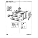 Maytag CNT23W8-BF91B freezer door diagram