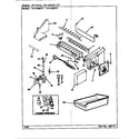 Maytag CNT23W8-BF91B optional ice maker kit diagram