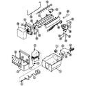 Jenn-Air JRTDE228LW ice maker & bin diagram