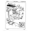 Magic Chef RB15EA-2A/5E32A unit compartment & system diagram