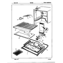 Maytag NNT156GZ/7A08B freezer compartment diagram