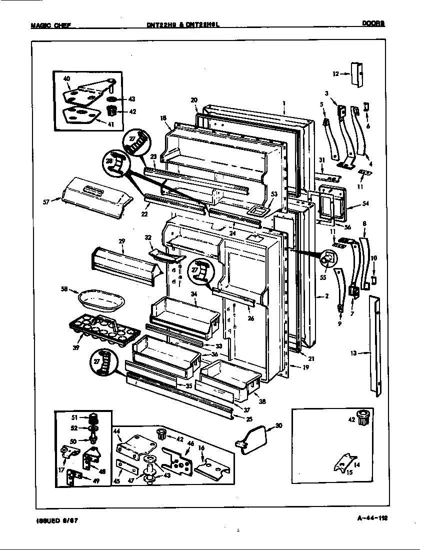 Admiral DNT22H9A/7B06A doors diagram