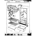 Magic Chef RB15FY-2AL/7C32B fresh food compartment diagram