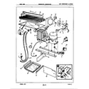Magic Chef RB15EA2AF/5E30A unit compartment & system diagram