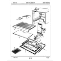 Magic Chef RB15EA2AF/5E30A freezer compartment diagram