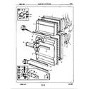 Magic Chef RB15EA2AF/5E30A doors diagram