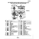 Magic Chef UD258 motor, heater & spray arm (md258) (ud258) diagram