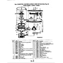 Magic Chef UD258 motor, heater & spray arm (ud258-1) diagram