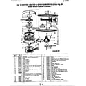 Magic Chef UD258 motor, heater & spray arm (md258-1) diagram