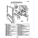 Magic Chef UD458 door details (ud458, ud458-1) (ud458) (ud458-1) diagram
