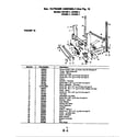 Magic Chef UD458 frame assembly (ud458-1) (ud458-1) diagram