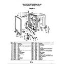 Magic Chef UD458 tub (md458-1) (md458-1) diagram