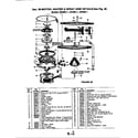 Magic Chef UD458 motor, heater & spray arm (ud458-1) (ud458-1) diagram