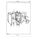 Maytag DU24H6A tub diagram