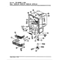 Magic Chef DU65CA-20 tub assembly diagram
