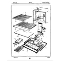 Maytag NNT178GH/5E63A freezer compartment diagram