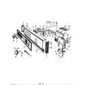 Maytag DU18C control panel parts diagram