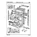 Maytag BDNT22K9-9A55B doors diagram