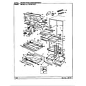Magic Chef RB19KY-3A/BG60B fresh food compartment diagram