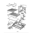 Magic Chef RB17EY-3A/5C44A freezer compartment diagram