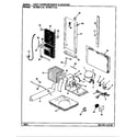 Magic Chef RC20LA-2A-BS01A unit compartment & system diagram