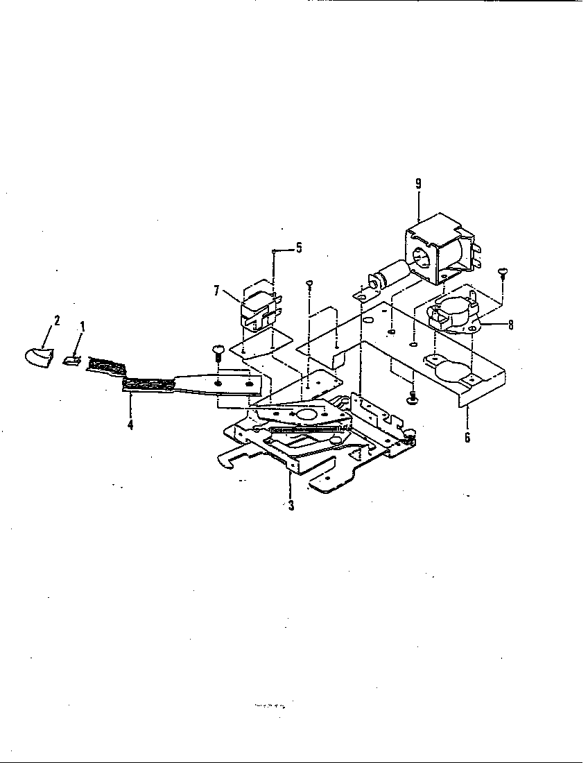Magic Chef 77E-5EXWW door lock assy. diagram