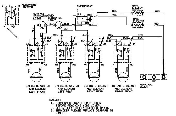 Admiral CREA200ACL wiring information diagram