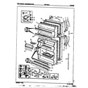 Maytag NNT199JH/9G46A doors diagram