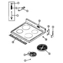 Jenn-Air FCE4041B top assy. diagram