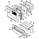 Jenn-Air FCE4041B door/drawer diagram