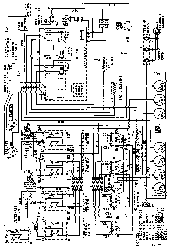 Magic Chef C3888XVA wiring information diagram