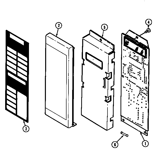 Maytag DM15H-14B control panel diagram