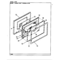 Maytag DM16HW-10 door diagram