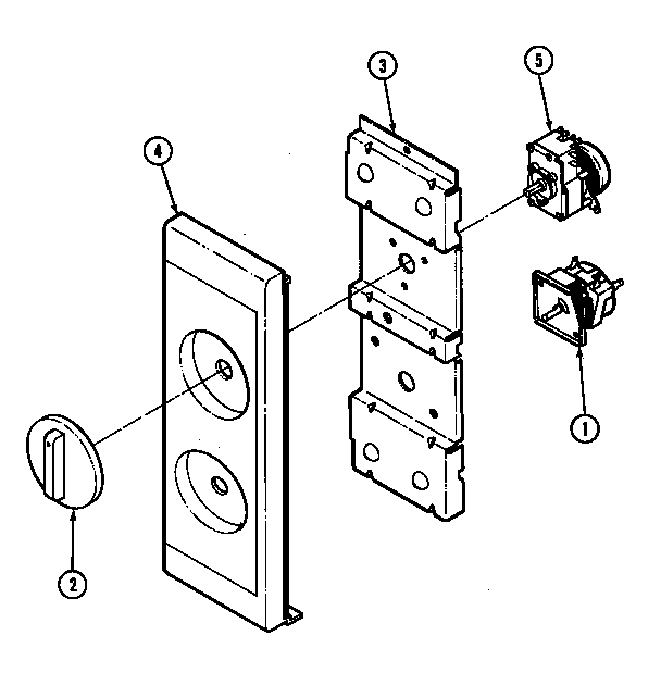 Maytag M5HW-3 control panel diagram