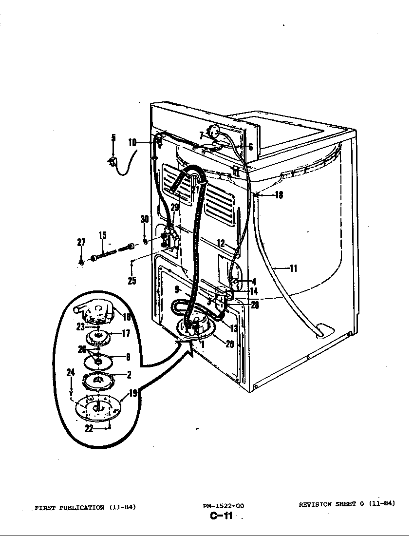 Magic Chef W18DA2 water carrying diagram