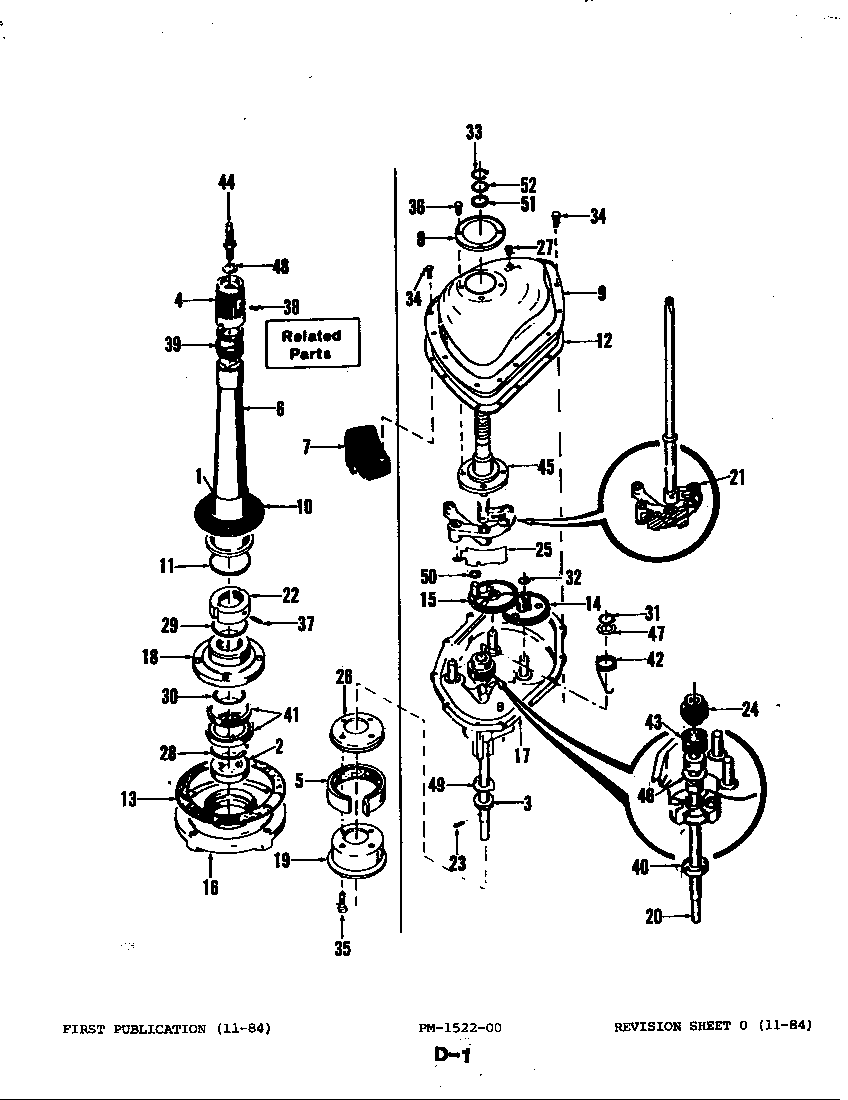 Magic Chef W18DA2 transmission diagram