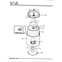 Magic Chef W25HA2 tub (rev. e-f) diagram