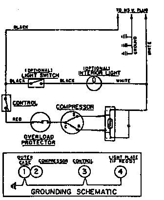 Admiral RFUA120AAW wiring information diagram