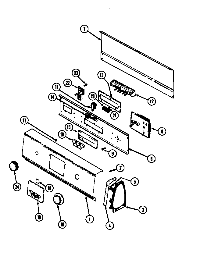 Magic Chef YE20JN5 control panel (rev. a-c)(ye20jn5) (ye20jn5) diagram