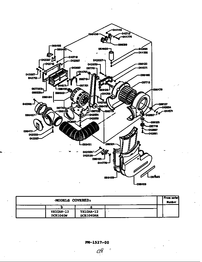 Magic Chef YE10AN12 motor (ye10an12) (ye10aa12) (ye10an12) diagram